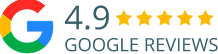 4.9 Google Reviews