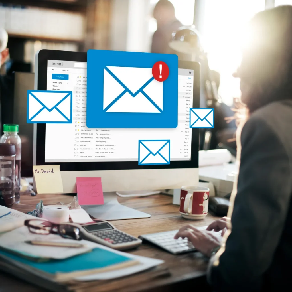 Targeted email delivery managed through email list segmentation management services