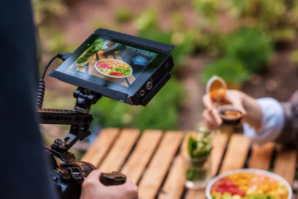 Capturing b-roll footage to support a video testimonial